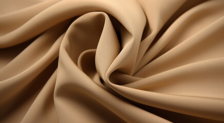 Plain Beige Polyester Cotton textile Fabric fashion