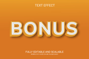 Wall Mural - Bonus 3D Fully Editable Vector Eps Text Effect