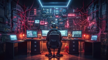 Masked Hacktivist Organizes Massive Data Breach Attack on Corporate Servers, Generative AI