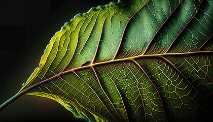 Closeup of leaf