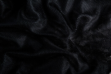 black fabric texture. wavy textured background