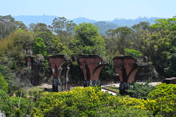 Longteng Broken Bridge, Yutengping Bridge in Longteng Village, Sanyi Township, Miaoli County