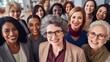 © Salsabila Ariadina - Portrait group of diverse Female Politicians together, Generative AI