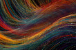 © Poter - colorful energy flows background generative ai