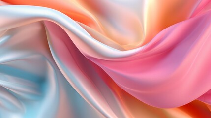 Abstract pastel drapery background. Generative AI