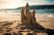 © Paulius - a sand castle in the beach