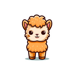 cute cartoon alpaca style 8