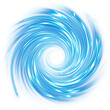blue circle portal light effect