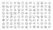 © RI Rafiq - Growth and success line icons collection. Big UI icon set in a flat design. Thin outline icons pack.