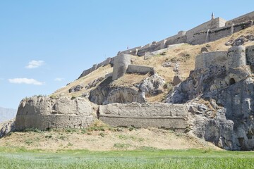 Van Castle in Van, Turkey was the headquarters of the Urartians, a mighty kingdom that thrived the 9th-6th centuries BC