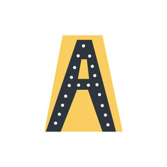 Alphabet Cutout Letters