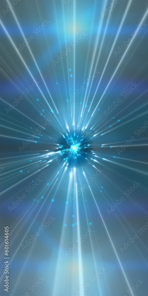 Explosion of blue colorful powder. Color particle splash, Explode ...
