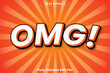 © abir9500 - 3D OMG Text Effect Design with fully editable font