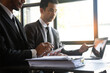 © weerachai - Team business man using a laptop in a meeting for discus documents and ideas.concept