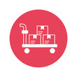 © Design Linker - Pallet cart Vector Icon
