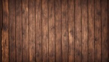 Dark Brown Wooden Plank Background, Wallpaper. Old Grunge Dark Textured Wooden Background,The Surface Of The Old Brown Wood Texture, Top View Brown Pine Wood Paneling. Generative AI