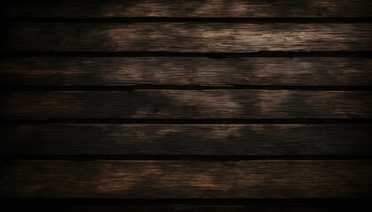 Dark brown wooden plank background, wallpaper. Old grunge dark textured wooden background,The surface of the old brown wood texture, top view brown pine wood paneling. Generative AI