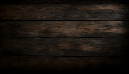 Dark brown wooden plank background, wallpaper. Old grunge dark textured wooden background,The surface of the old brown wood texture, top view brown pine wood paneling. Generative AI