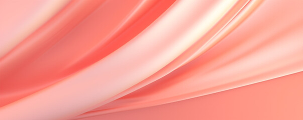 Canvas Print -  abstract pink background with waves. Generative Ai