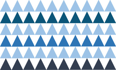 seamless pattern with multiple tone blue triangles repeating style, replete image design for fabric printing
