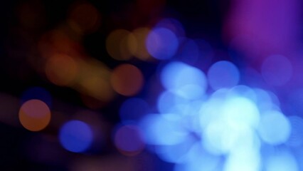 Wall Mural - This is a stock motion graphic that shows elegant festive colorful bokeh on a seamless loop.