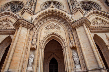 Wall Mural - Cathedral of the holy cross, Orleans, France, exteriors