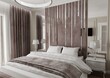 Sypialnia, tapicerowane wezgłowie