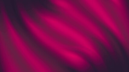 Wall Mural - Abstract color gradient background with liquid style waves featured pink, violet and pink. Seamless looping video.