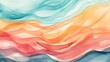 Beautiful Artistic Watercolor Laundered Banner: Creative Multilayer Brush Drawings on a Colourful Background. Generative AI