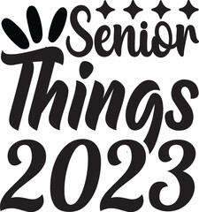 Wall Mural - senior THINGS 2023