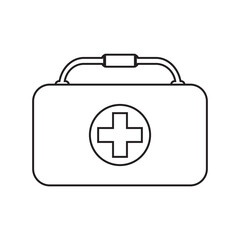 Wall Mural - first aid kit icon