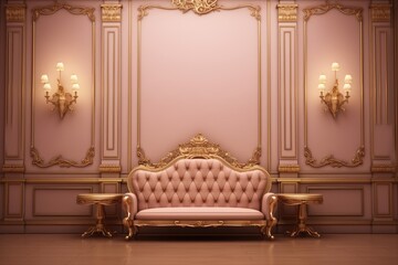 Wall Mural - classic and vintage luxury wall backdrop