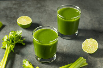 Wall Mural - Healthy Green Organic Celery Juice