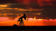 © Volodymyr Skurtul - oil pump in sunset