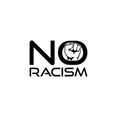 Sticker - No racism icon isolated on transparent background