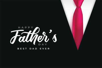 Wall Mural - happy father's day wishes card for best dad ever