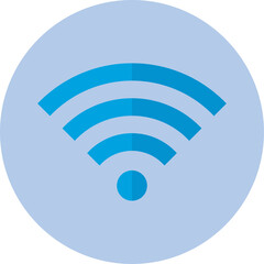 wi fi icon on internet button