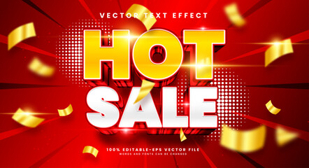 Hot sale 3d editable vector text style effect. Vector text effect with luxury concept.