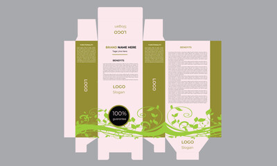 vector branding package design.cardboard box and paper tube mockup. ready package design vector bran