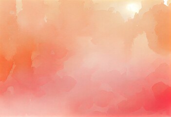 Wall Mural - Captivating Salmon Gradient: An Abstract Watercolor Background, generative AI