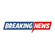 © sljubisa - Breaking news banner isolated on transparent background