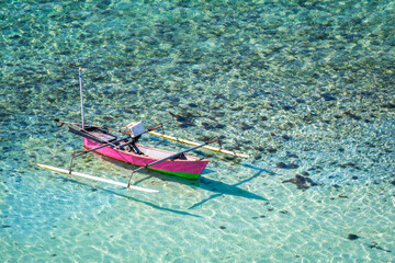 Wall Mural - fishing boats at komodo national park, indonesia