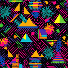 Poster - Abstract colorful pattern, background, Ai generated