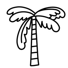 Sticker - Hand Drawn Doodle Tree