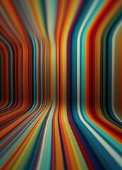 Wall Mural - abstract colorful background with lines. generative ai
