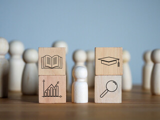 Wall Mural - children's education, the necessity of online education. through social media and network connection