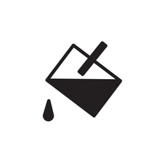 Sticker - Bucket Color Design Icon