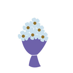 Wall Mural - Flower bouquet logo icon