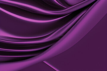 Purple silk texture background. Generative AI