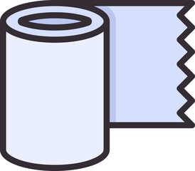 Poster - tissue roll icon